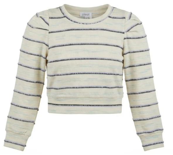 Peyton Periwinkle Stripe Top
