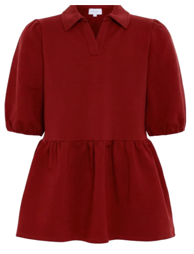 Sibley Sweatshirt Dress Red