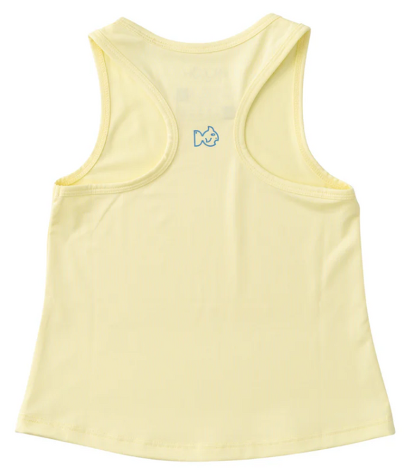 Yellow Racer Back Tank Top