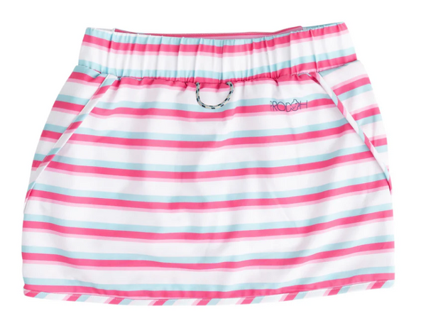 Aruba Pink Stripe Skort