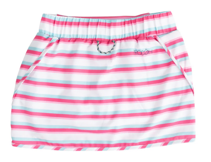 Aruba Pink Stripe Skort