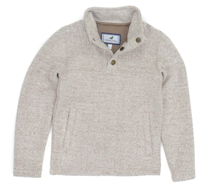 Cream Upland Pullover - Boys