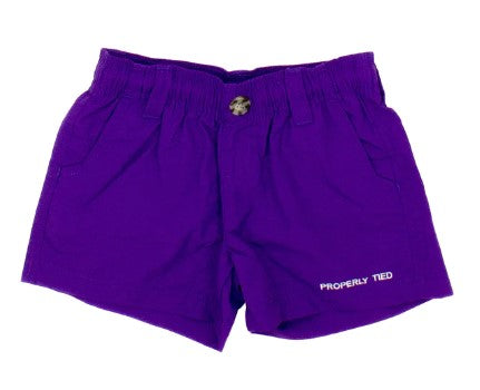 Toddler Mallard Shorts - Purple