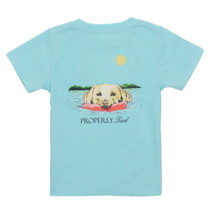 Boys Spring Retreive Tee - Arctic