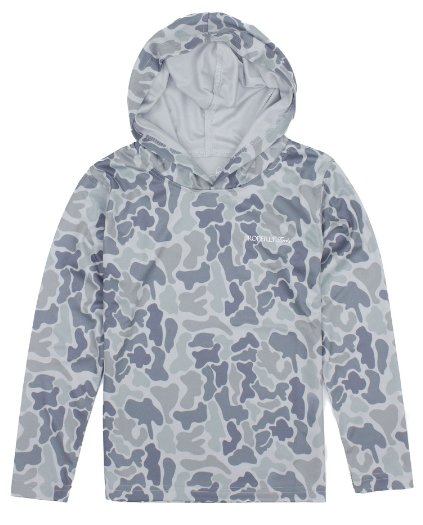 Polar Camo Perf Hoodie - Tween