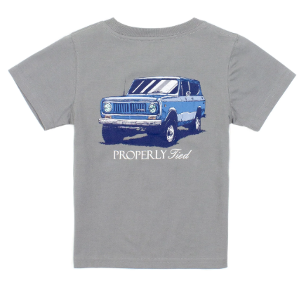 Boys Joyride Tee - Battleship Grey