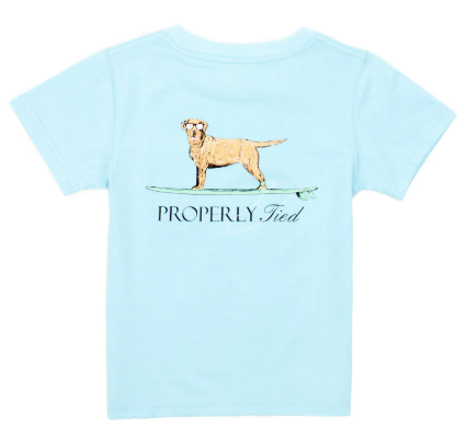 Boys Waverider Tee - Powder Blue