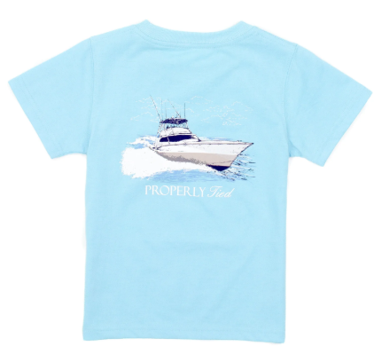 Boys Deep Sea Tee - Aqua