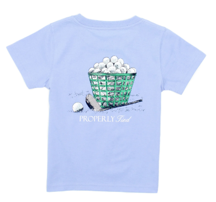 Boys Range Tee - Light Blue