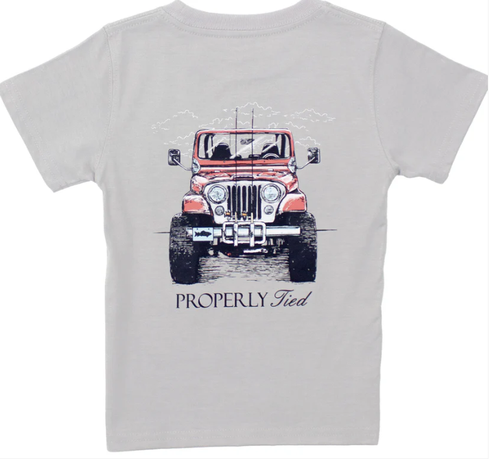 Rod Runner SS Ice Grey Tee