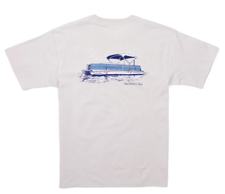 Party Barge SS Ice Grey Tee
