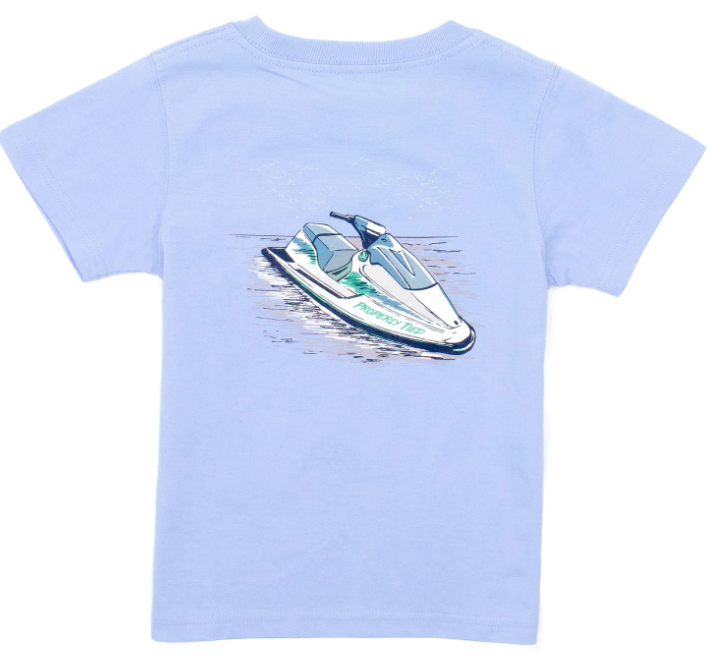 Jet Ski SS Light Blue Tee