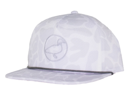 Polar Camo Sportsman Rope Hat