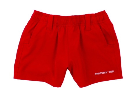 Pintail Red Shorts - Boys