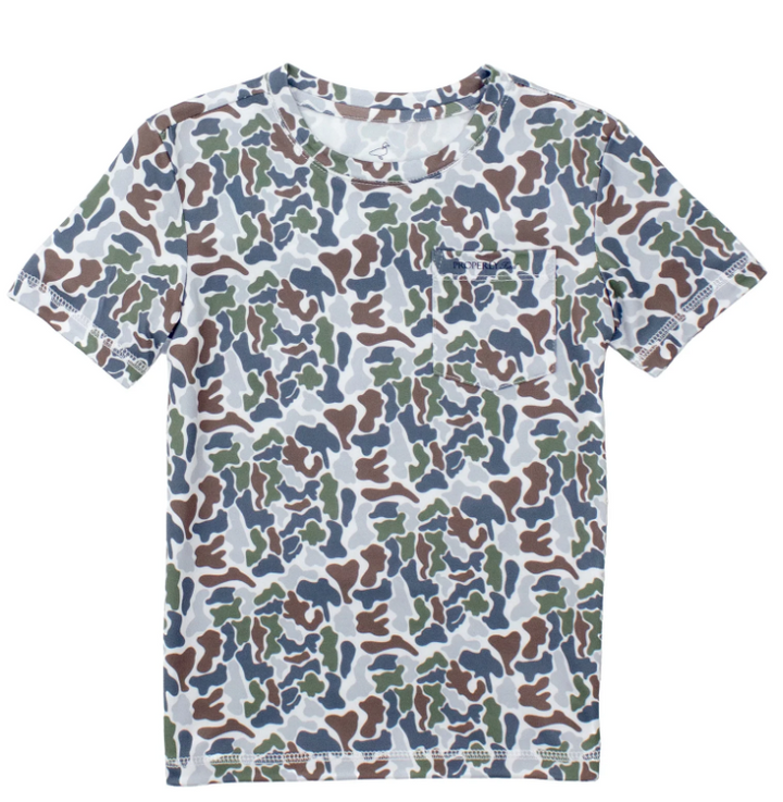 Ravine Pocket Perf Terra Camo Tee