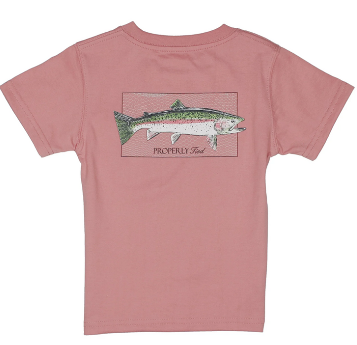 Rainbow Trout SS Salmon Tee