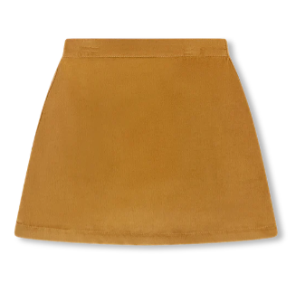 Boston Brown Cord Lacey Skirt