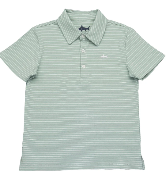 Banks Seafoam/White Polo