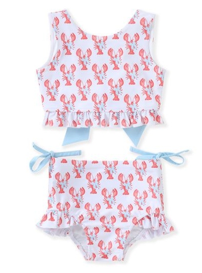 2 PC Swim Suit w/Crawfish