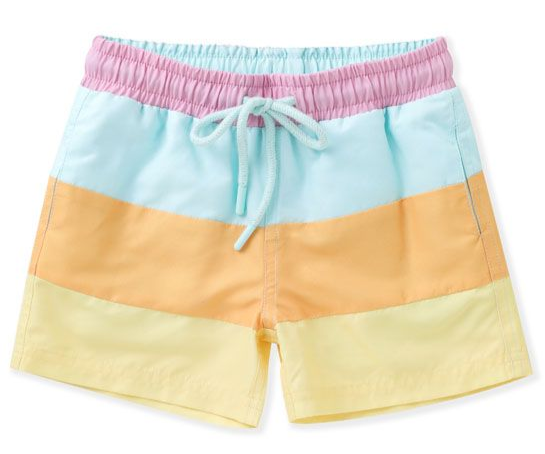 Color Block Swim Trunk