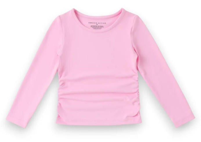 Bubblegum Pink Ruched Top
