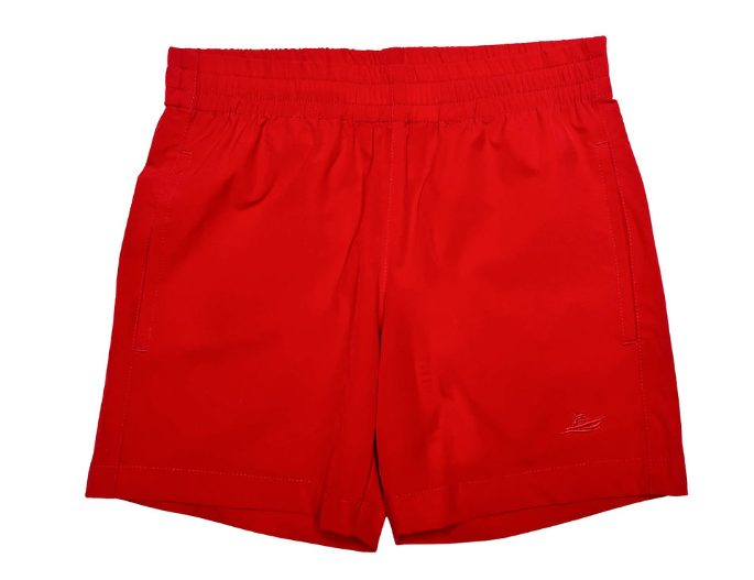 Red Perf Play Shorts