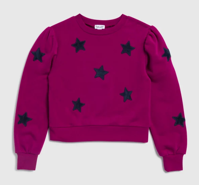 Starlight Pullover - Electric Rose
