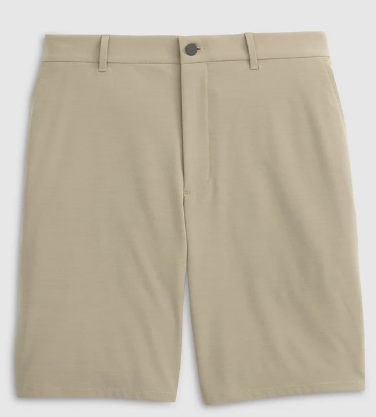 Mulligan Light Khaki Perf Shorts - Boys