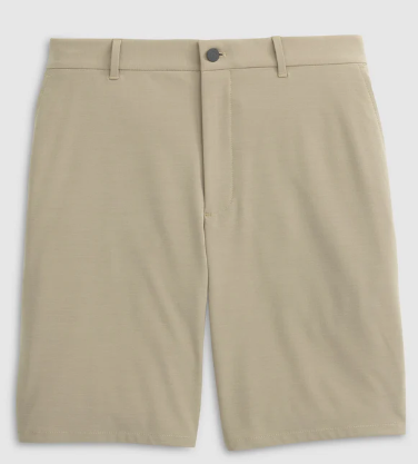 Mulligan Light Khaki Perf Shorts - Tween