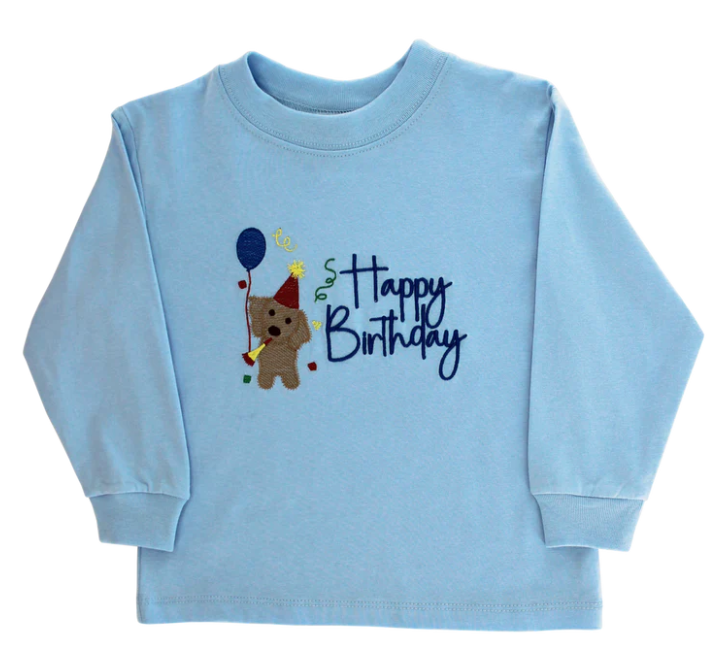 Happy Birthday Boys LS Shirt - Toddler