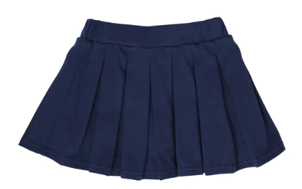 Pleat Skort - Navy - Toddler