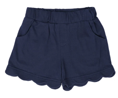 Scalloped Shorts - Navy - Infant