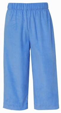 Boy's Blue Cord Pants - Toddler