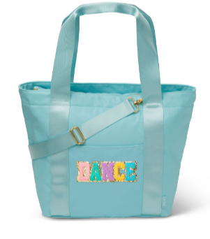 Dance Patch Nylon Tote - Blue