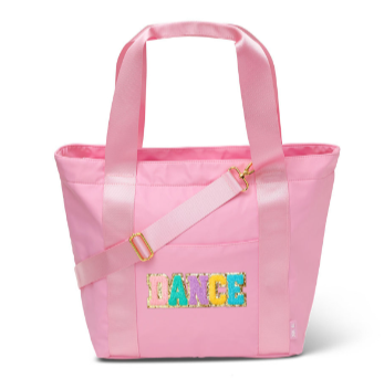 Dance Patch Nylon Tote - Pink