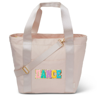 Dance Patch Nylon Tote - Beige