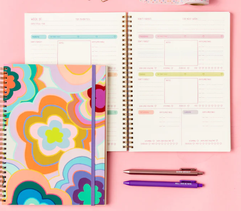 Trippy Floral - Notebook