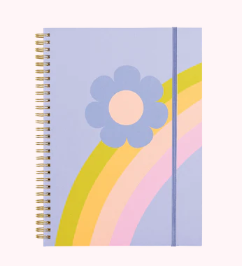 Rainbow Flower - Notebook