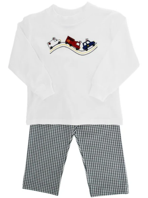 Emergency Vehicles Pant Set - Toddler