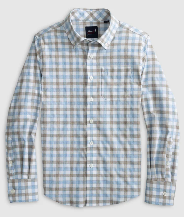 McArthur Jr Perf Button Up Shirt -Boys