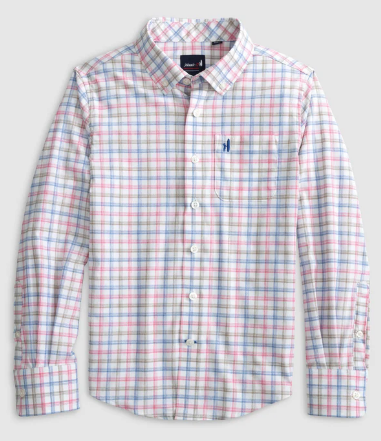 Hauser Jr Perf Button Up Shirt - Boys