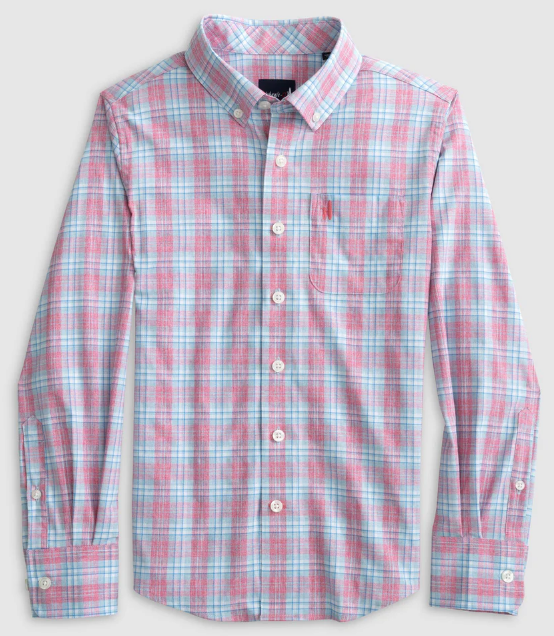 Scotty Jr. Perf Button Up Shirt - Boys