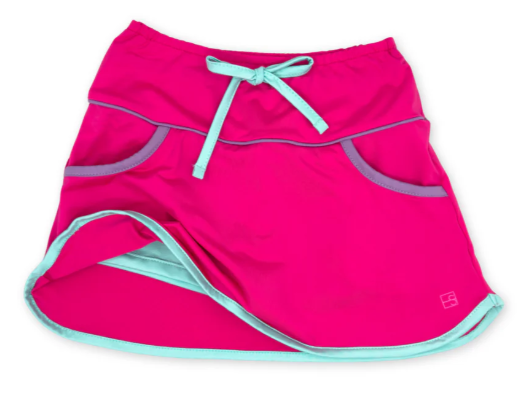 Tiffany Hot Pink/Turq Skort - Girls