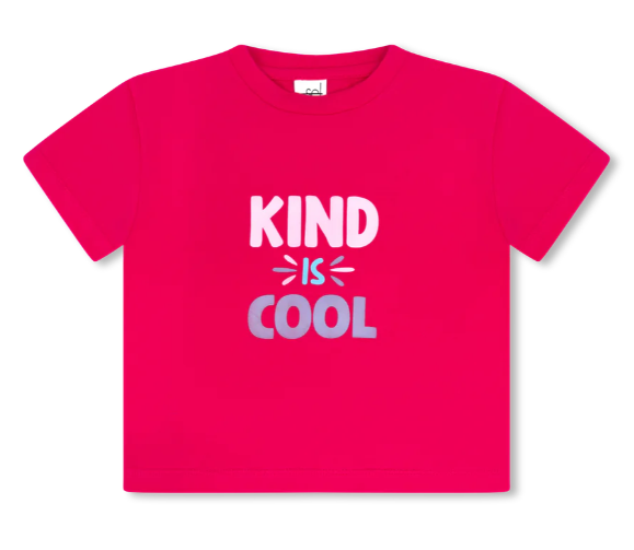 Kind Is Cool Pink Tee - Toddler