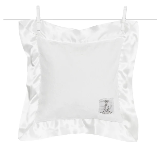 White Luxe Baby Pillow - 14X14