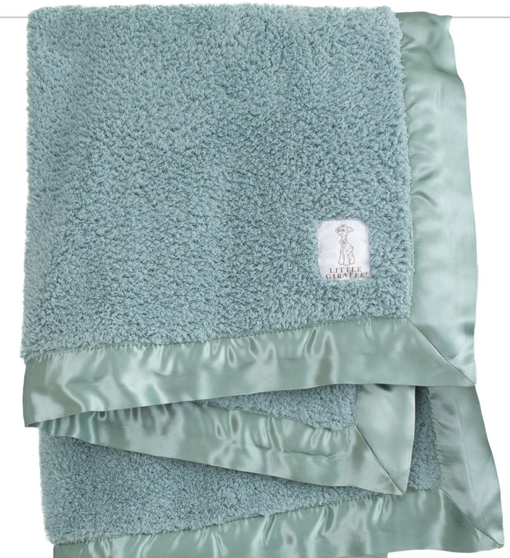 Sage Chenille Baby Blanket