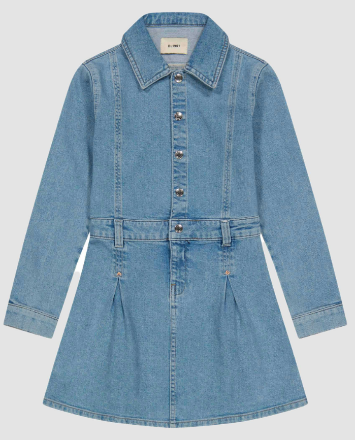 Manning Denim Dress - Girls