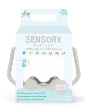 Cloud Grey Sensory Play Jar