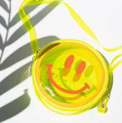 Jelly Yellow Smiley Handbag