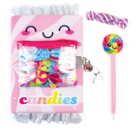 Candy Plush Packet Locking Journal